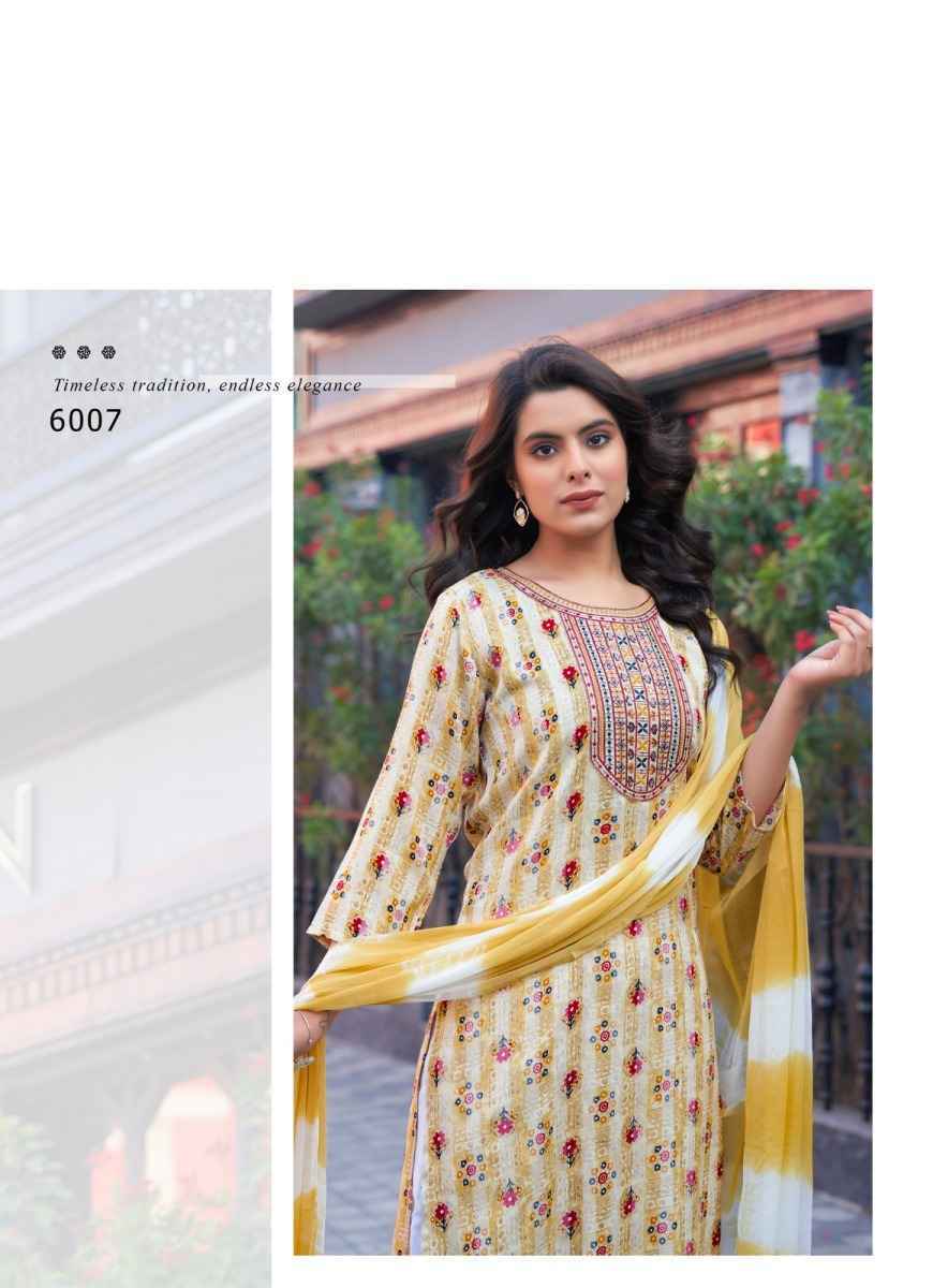 Mystic 9 Rubina Vol 6 Rayon Readymade Kurti Wholesale Price ( 6 Pcs Catalog )