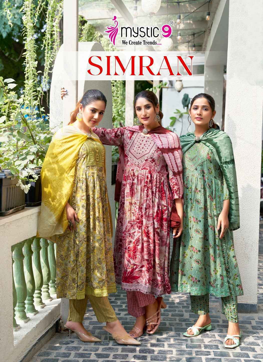 Mystic 9 Simran Vol 7 Rayon Anarkali Kurti Wholesale Price ( 8 Pcs Catalog )