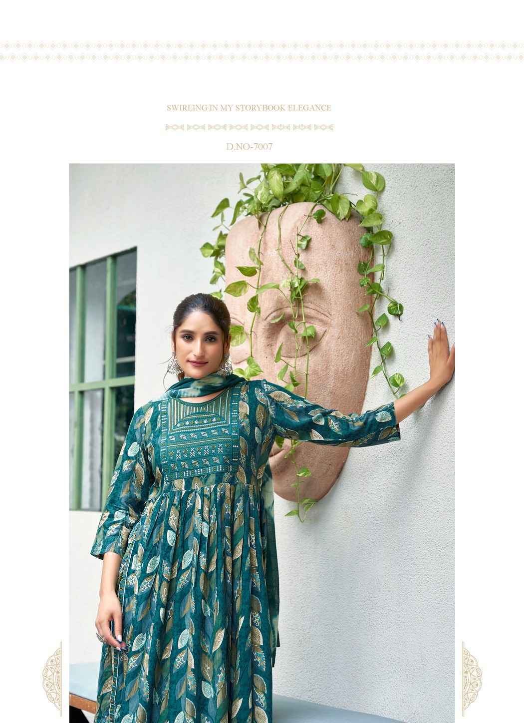 Mystic 9 Simran Vol 7 Rayon Anarkali Kurti Wholesale Price ( 8 Pcs Catalog )