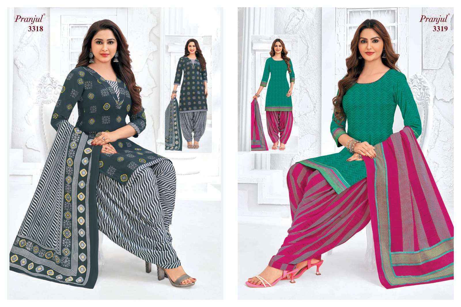 Pranjul Priyanshi Vol 33 Cotton Dress Material Wholesale Price ( 36 Pcs Catalog )