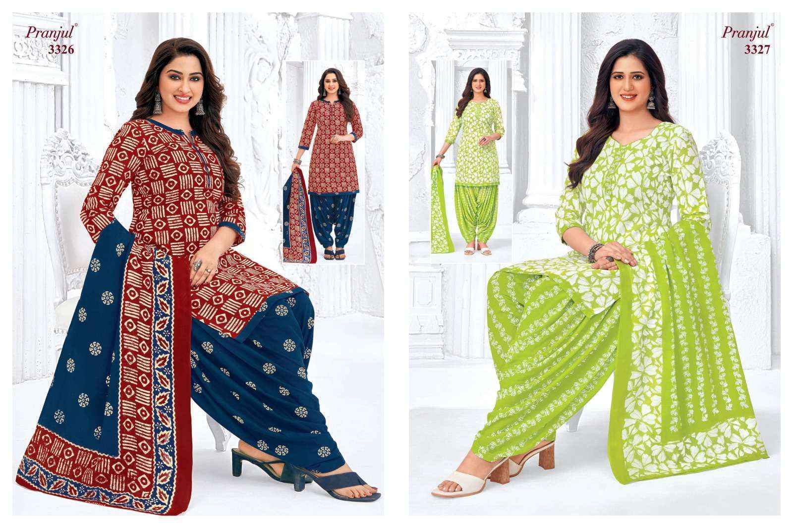 Pranjul Priyanshi Vol 33 Cotton Dress Material Wholesale Price ( 36 Pcs Catalog )