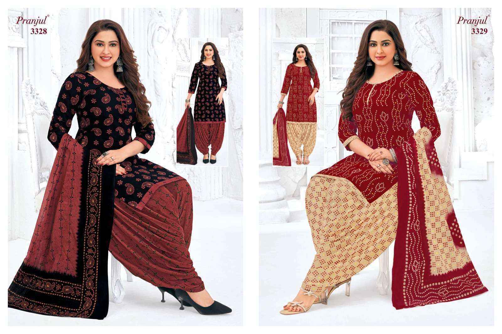 Pranjul Priyanshi Vol 33 Cotton Dress Material Wholesale Price ( 36 Pcs Catalog )