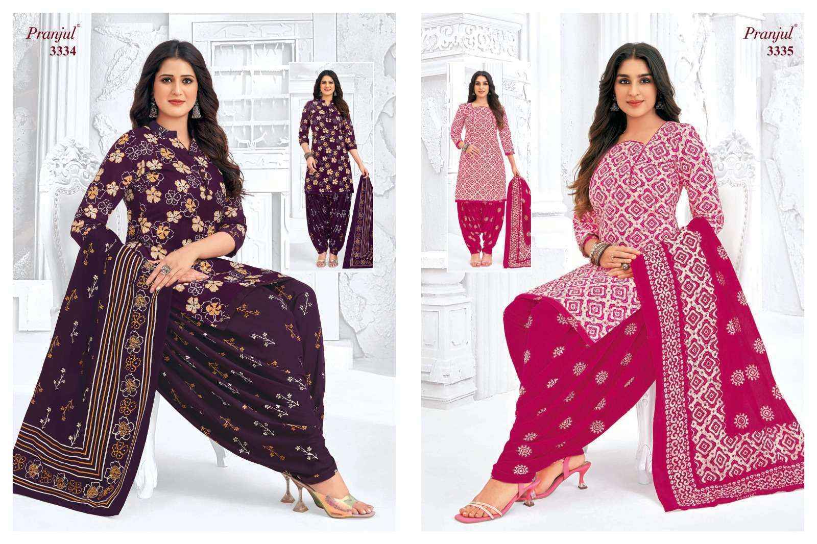 Pranjul Priyanshi Vol 33 Cotton Dress Material Wholesale Price ( 36 Pcs Catalog )