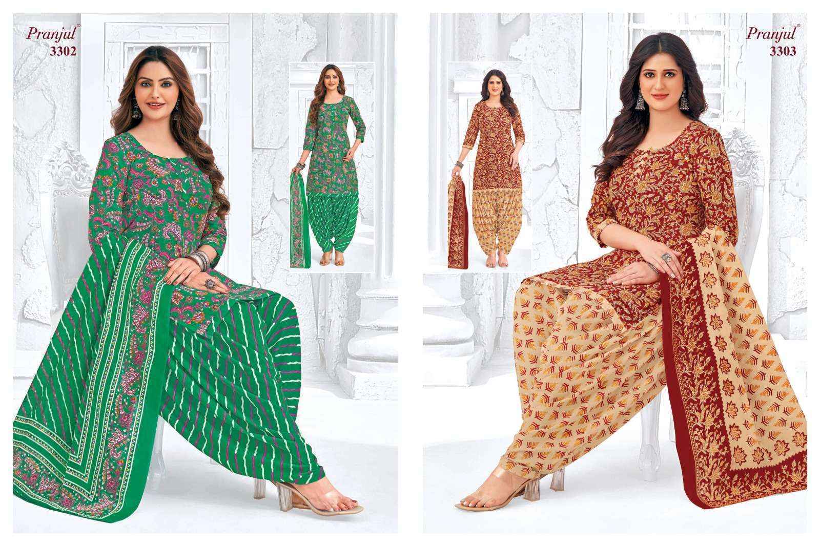 Pranjul Priyanshi Vol 33 Cotton Dress Material Wholesale Price ( 36 Pcs Catalog )