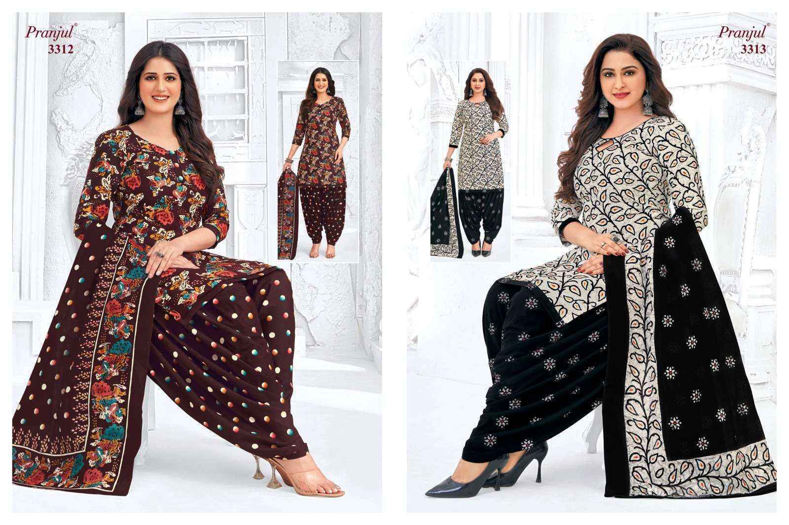 Pranjul Priyanshi Vol 33 Cotton Dress Material Wholesale Price ( 36 Pcs Catalog )