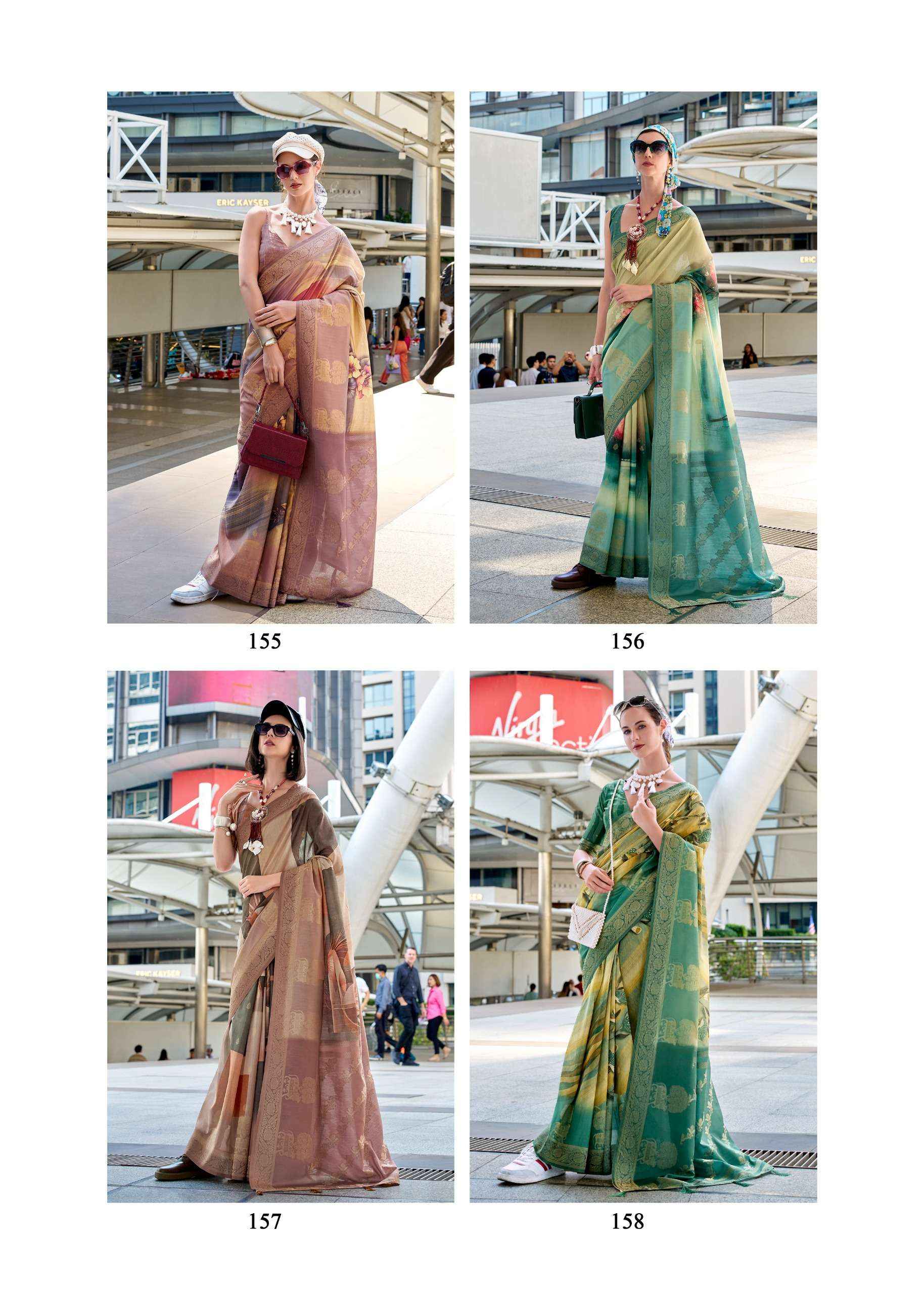 Rajpath Pichwai Silk 155 TO 162 Fancy Designer Festive Wear Silk Saree Wholesale Price ( 8 Pcs Catalog )