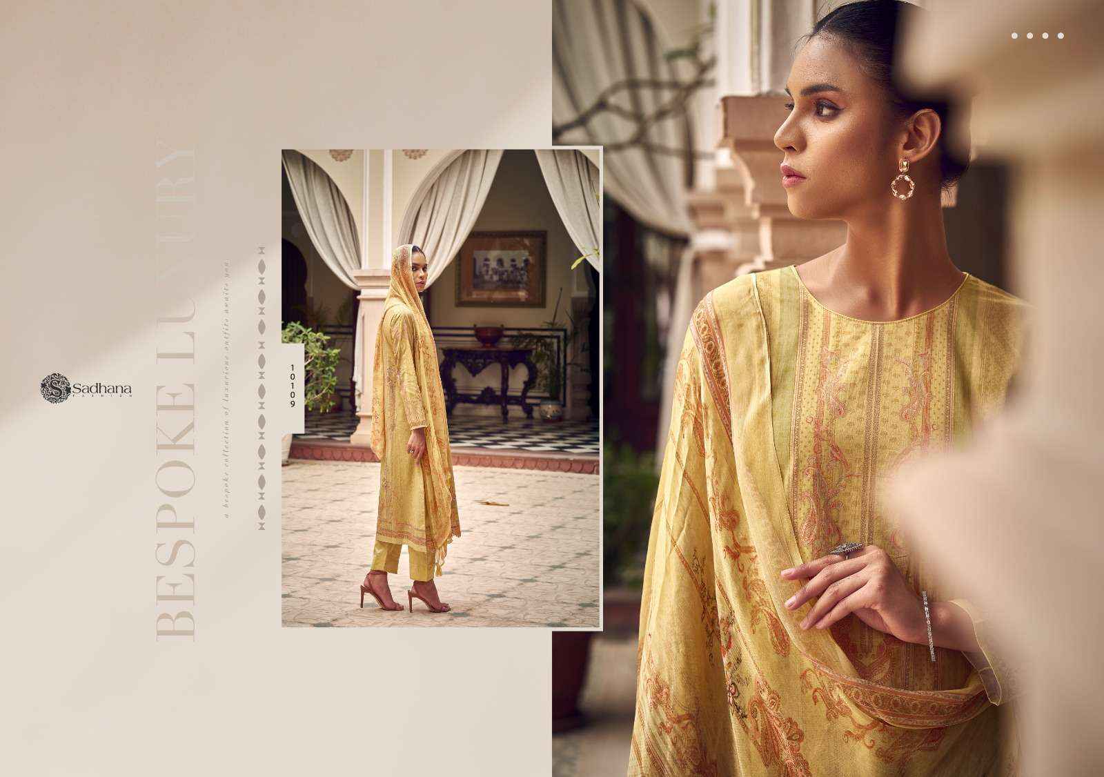 Sadhana Zaira Elegant ladies Cotton Suit Dress Material Wholesale Price ( 8 Pcs Catalog )