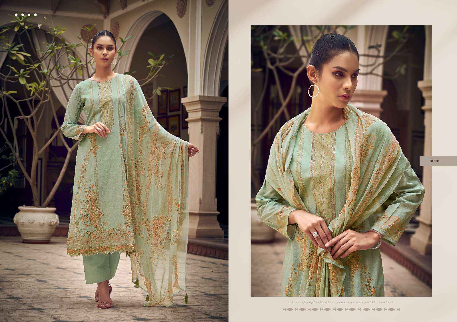 Sadhana Zaira Elegant ladies Cotton Suit Dress Material Wholesale Price ( 8 Pcs Catalog )