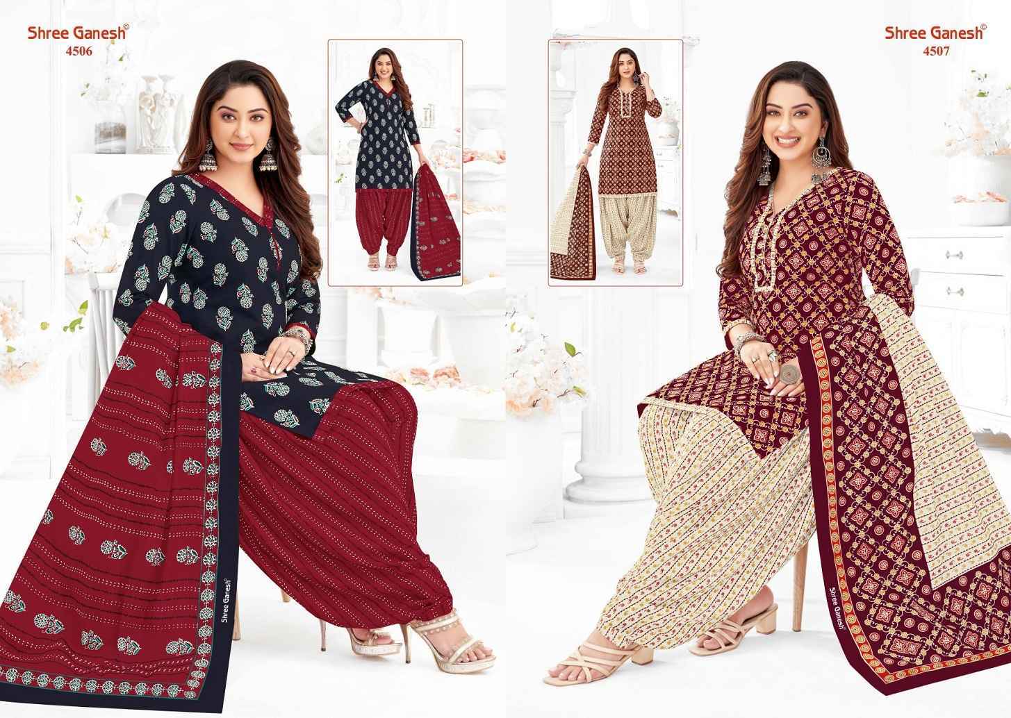 Shree Ganesh Hansika Vol 25 Cotton Dress Material Wholesale Price ( 36 Pcs Catalog )