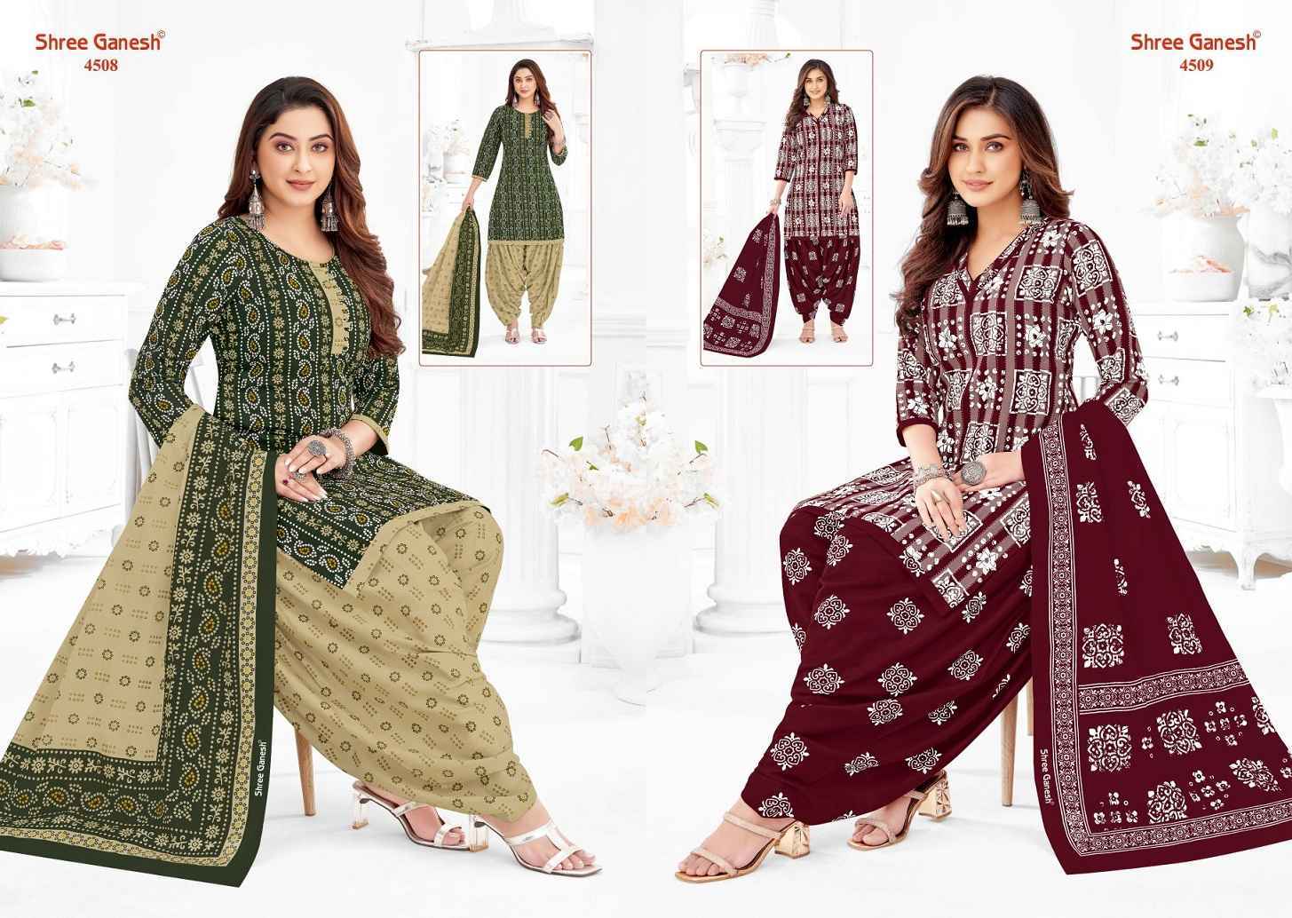 Shree Ganesh Hansika Vol 25 Cotton Dress Material Wholesale Price ( 36 Pcs Catalog )