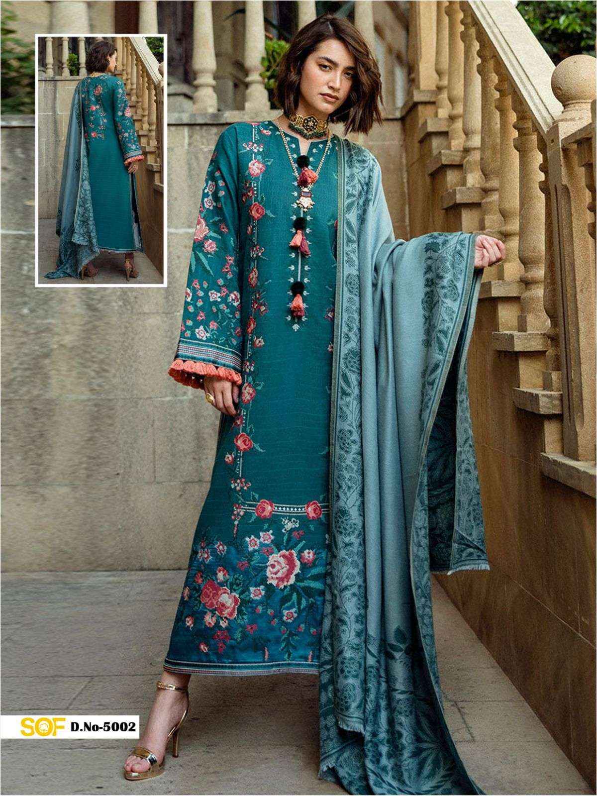 Shree Om Fab Saira Rizwan Vol 5 Wholesale Lawn Cotton Dress Material ( 6 Pcs Catalog )