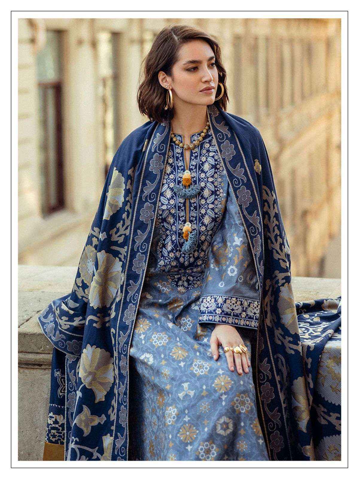 Shree Om Fab Saira Rizwan Vol 5 Wholesale Lawn Cotton Dress Material ( 6 Pcs Catalog )