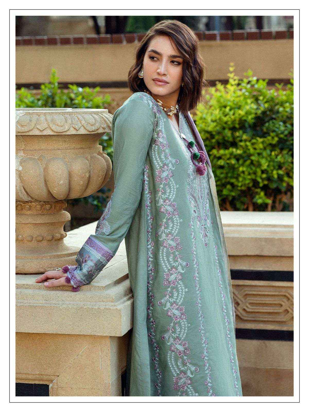 Shree Om Fab Saira Rizwan Vol 5 Wholesale Lawn Cotton Dress Material ( 6 Pcs Catalog )