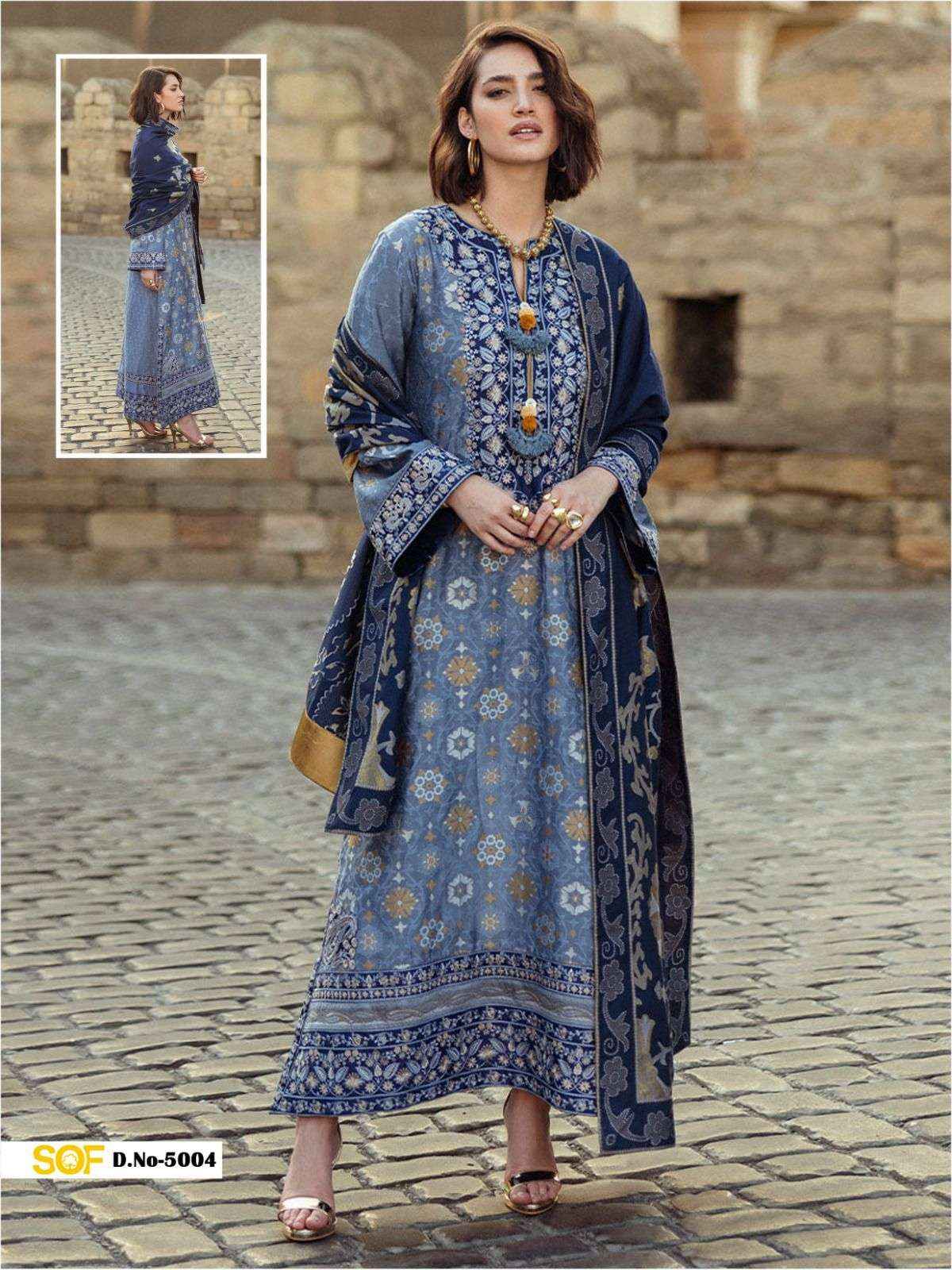 Shree Om Fab Saira Rizwan Vol 5 Wholesale Lawn Cotton Dress Material ( 6 Pcs Catalog )