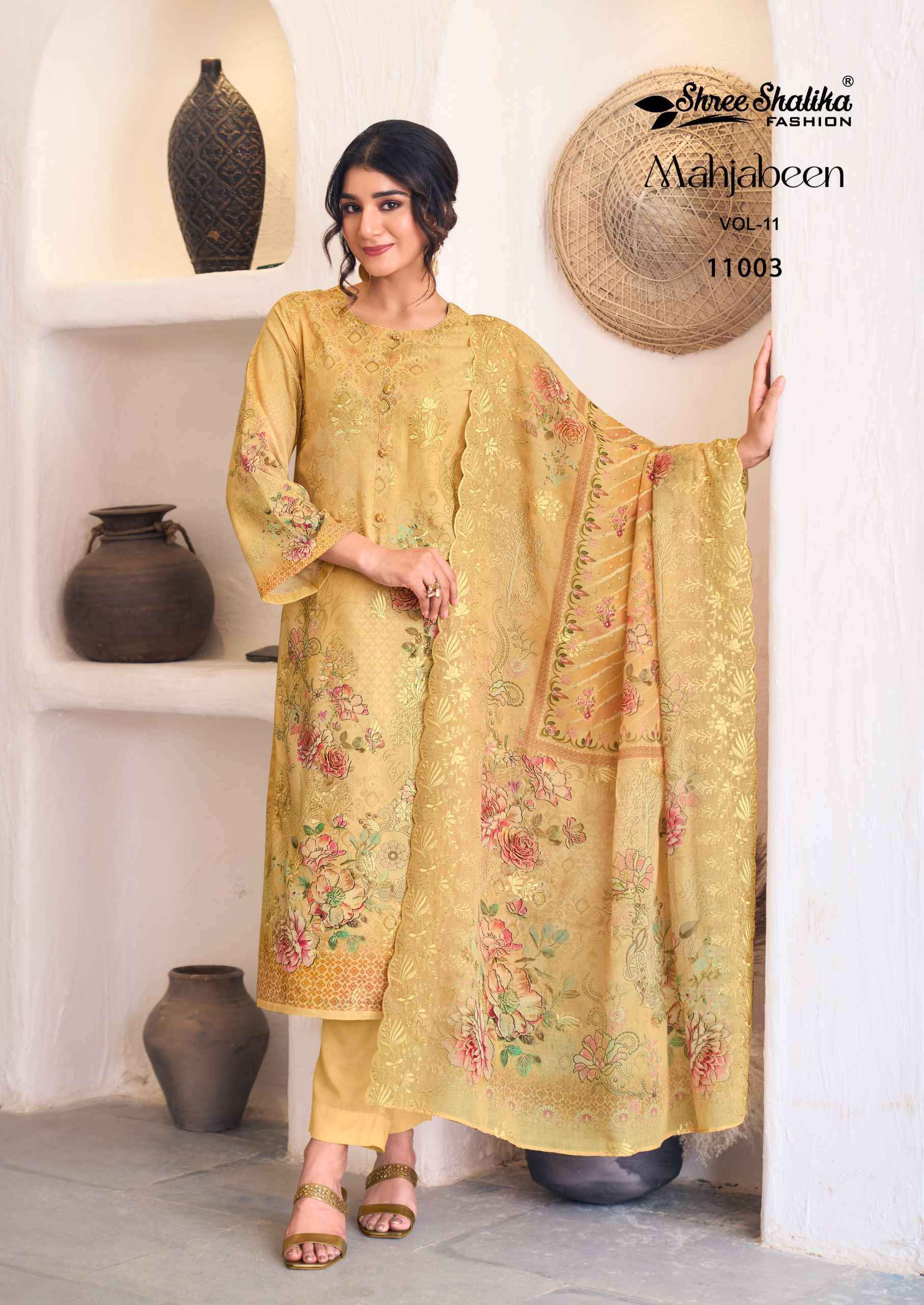 Shree Shalika Mahjabeen Vol 11 Exclusive Cotton Dress Material Wholesale Price ( 8 Pcs catalog )