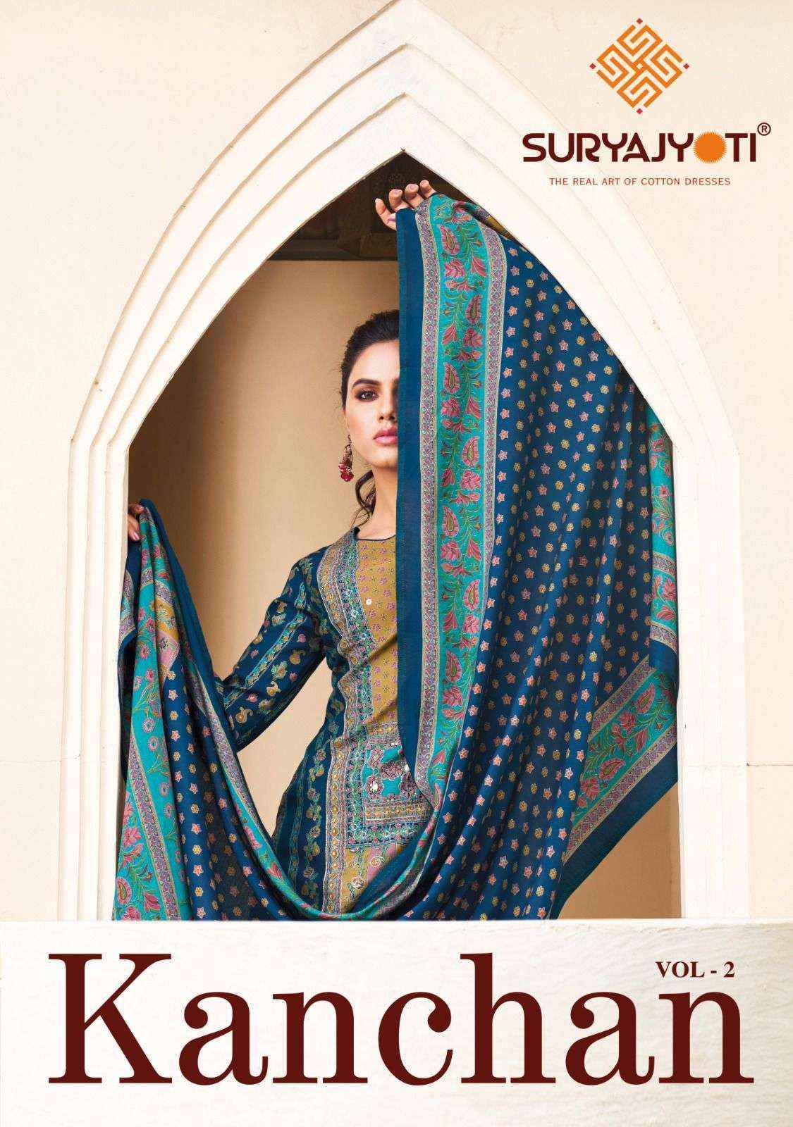 Suryajyoti Kanchan Vol 2 Modal Dress Material Wholesale Price ( 6 Pcs Catalog )