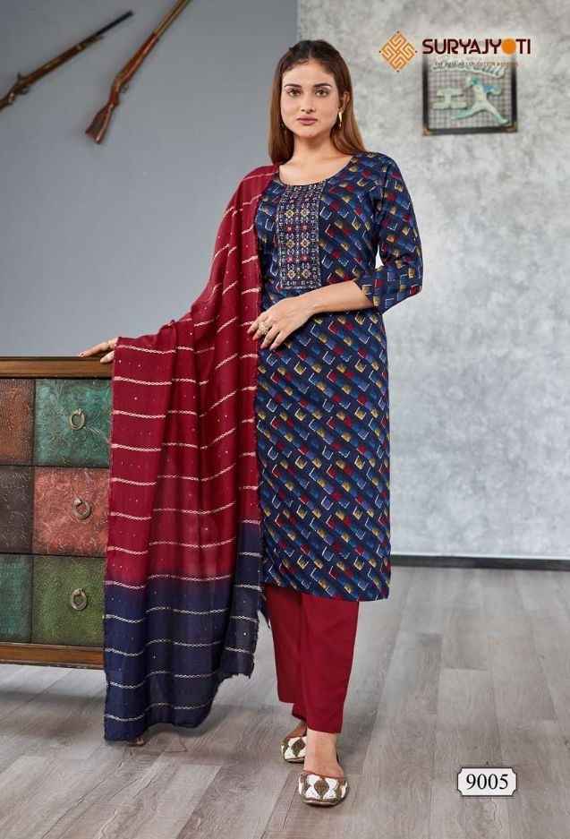 Suryajyoti Pratikasha Vol 9 Readymade Rayon Dress Wholesale Price ( 8 Pcs Catalog )