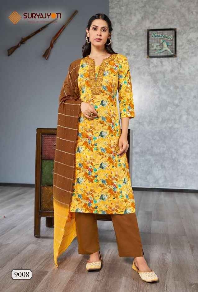 Suryajyoti Pratikasha Vol 9 Readymade Rayon Dress Wholesale Price ( 8 Pcs Catalog )