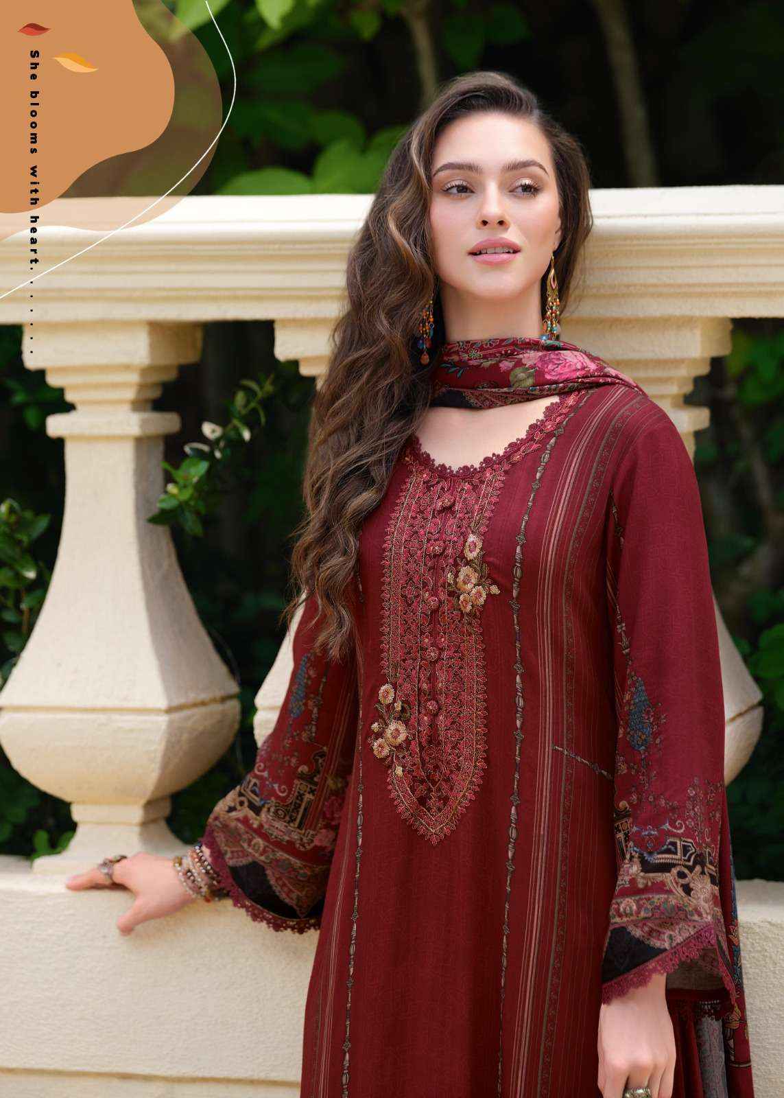 Varsha Dil E Gulzar Exclusive Fancy Muslin Ladies Suit Dress Material Wholesale Price ( 4 Pcs Catalog )