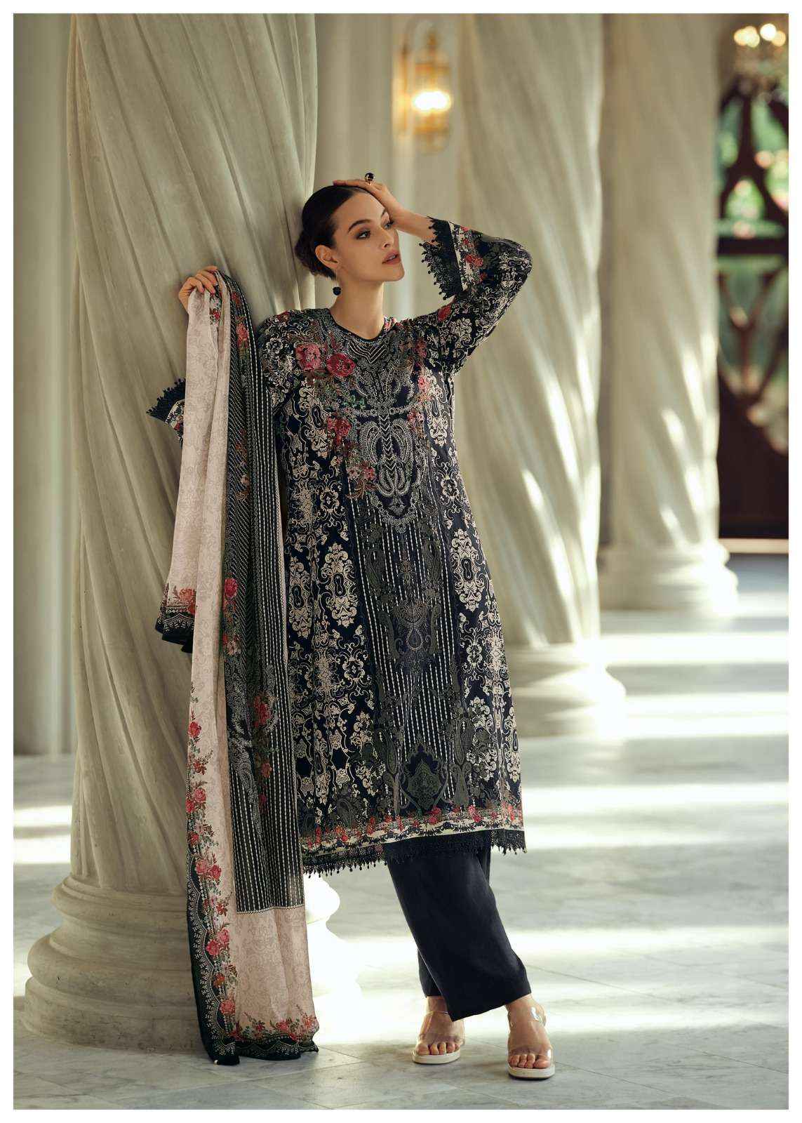 Varsha Serenity Premium Design Cotton Suit Dress Material Wholesale Price ( 5 Pcs Catalog )