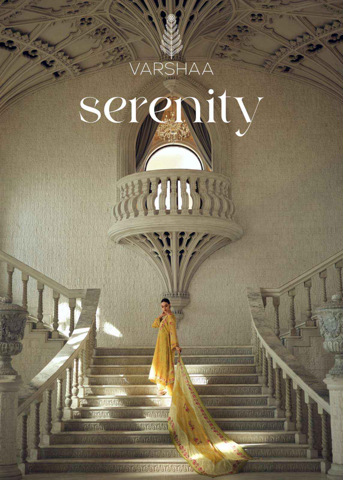 Varsha Serenity Premium Design Cotton Suit Dress Material Wholesale Price ( 5 Pcs Catalog )