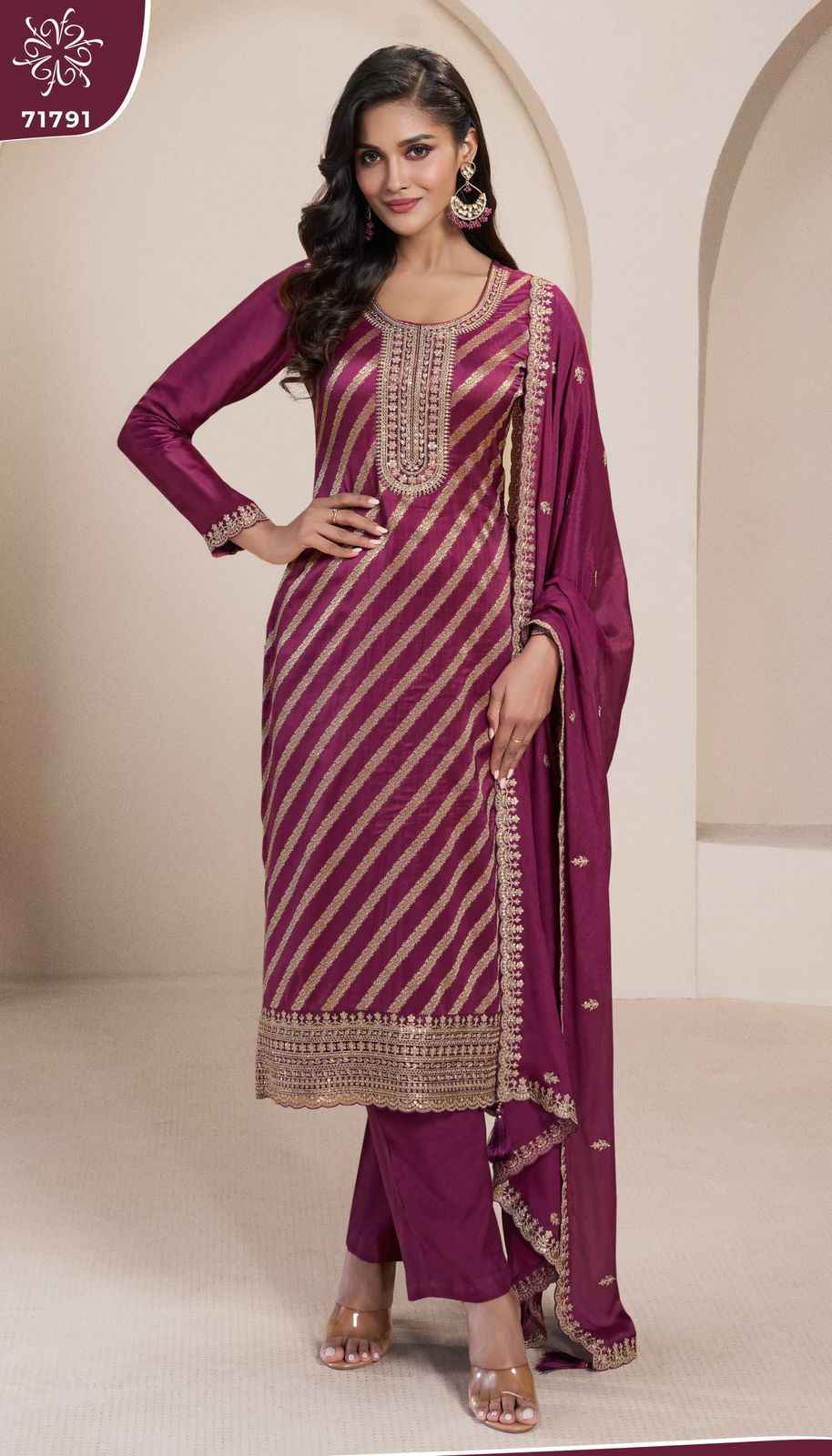 Vinay Fashion Kuleesh Silky Vol 6 Silk Jacquard Dress Material Wholesale Price ( 4 Pcs Catalog )