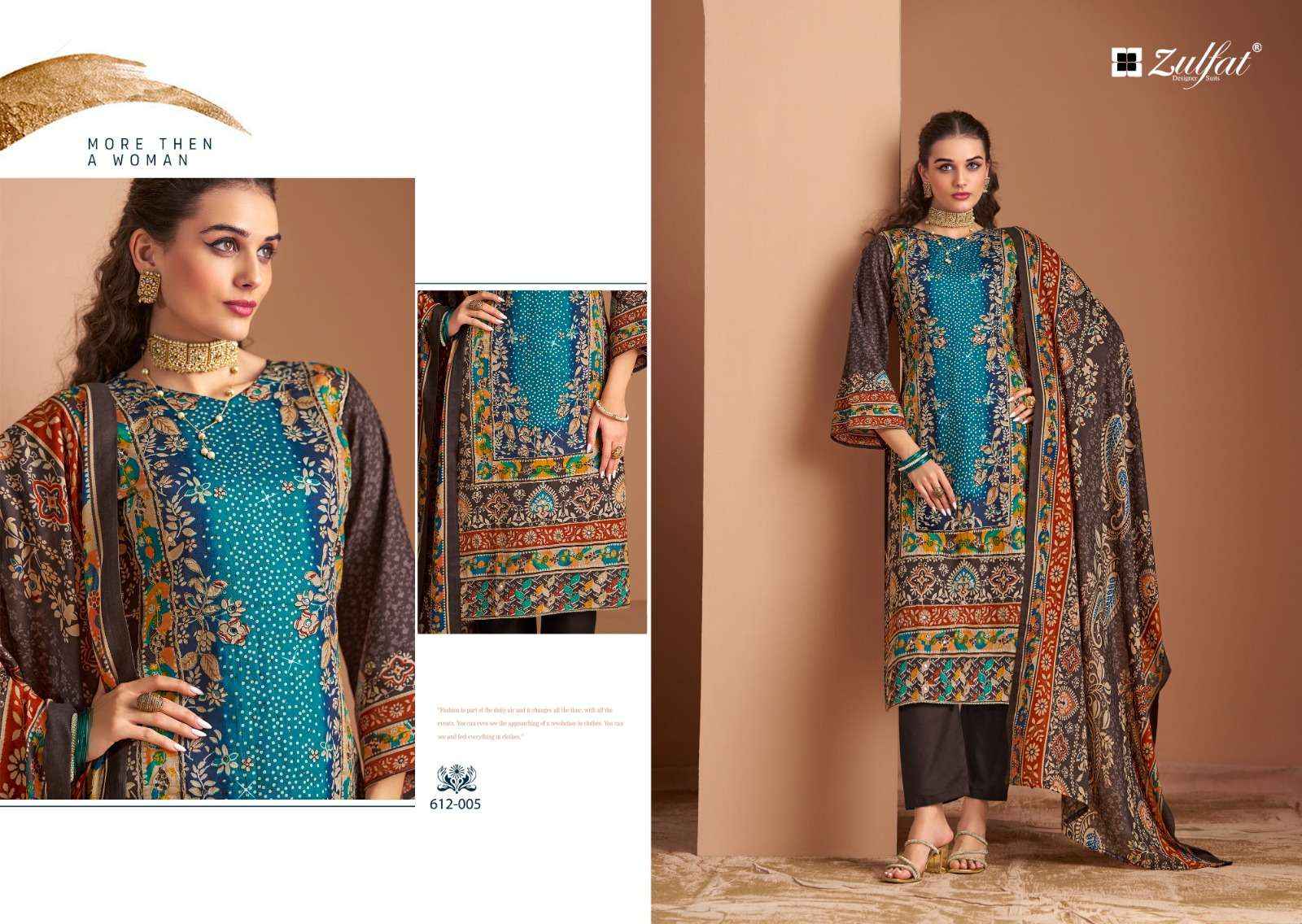 ZULFAT DESIGNER RAABTA VOL 3 WHOLESALE JAM COTTON DRESS MATERIAL ( 6 PCS CATALOG )