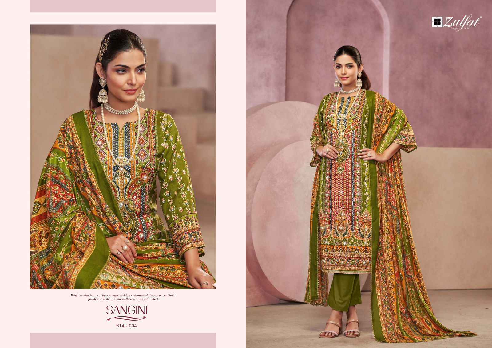 Zulfat Sangini Vol 4 Jam Cotton Dress Material Wholesale Price ( 6 Pcs Catalog )