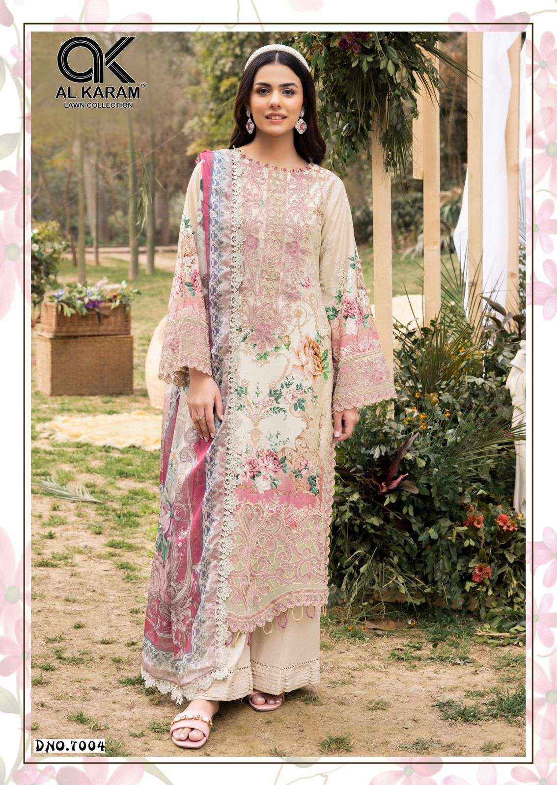 AL Karam Queens Court Vol 7 Cotton Dress Material Wholesale Price ( 6 Pcs catalog )