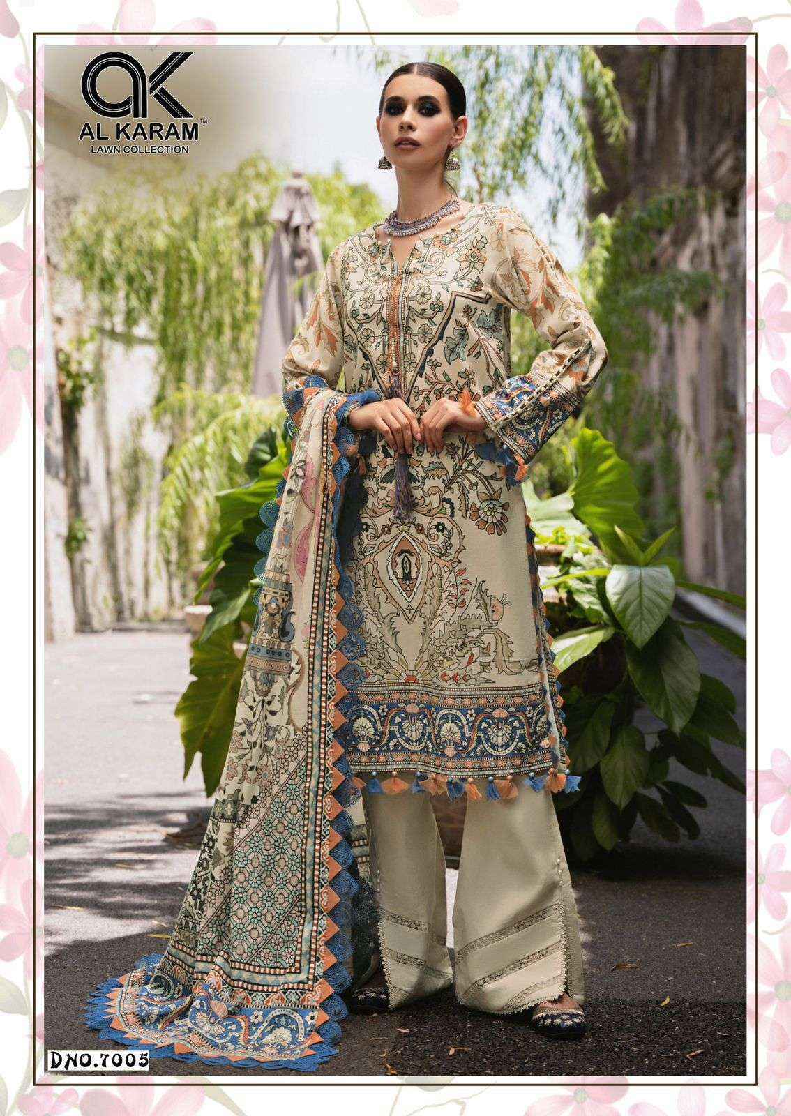 AL Karam Queens Court Vol 7 Cotton Dress Material Wholesale Price ( 6 Pcs catalog )