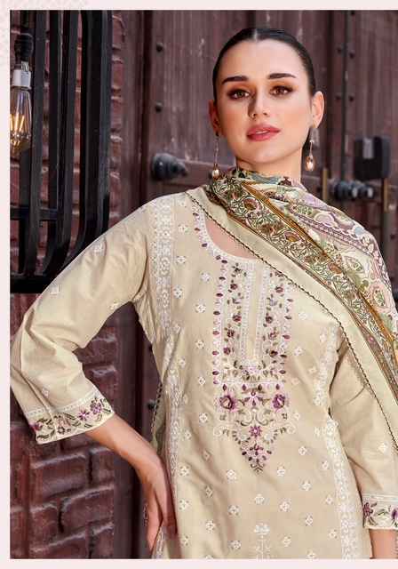 Alok Fatima Cotton Dress Material Wholesale Price ( 6 Pcs Catalog )