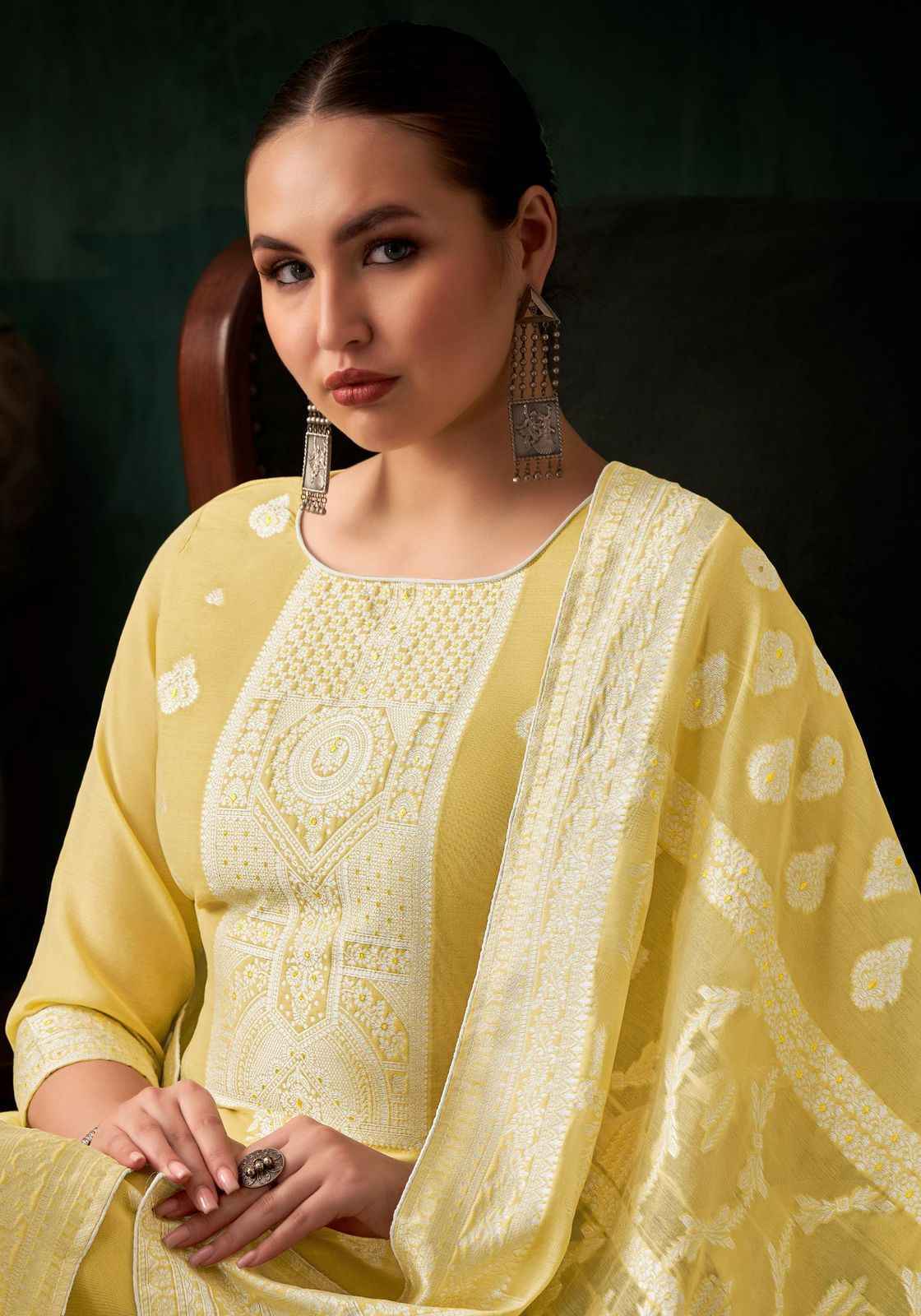 Alok Kasida Edition 2 Hand Weave Jacquard Dress Material Wholesale Price ( 6 Pcs Catalog )