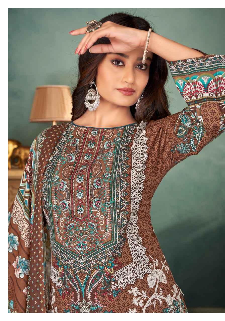 Alok Nafiza Editon 4 Cambric Cotton Dress Material Wholesale Price ( 8 Pcs Catalog )