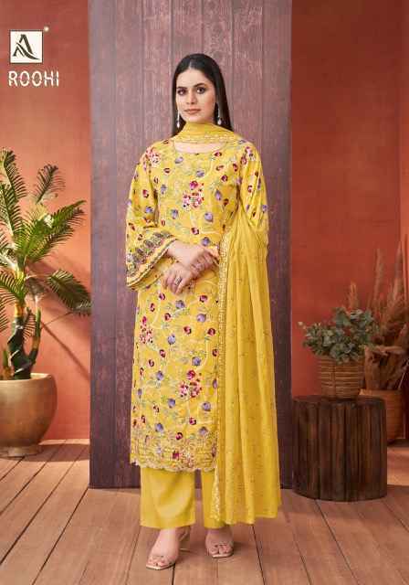 Alok Roohi Cambric Cotton Dress Material Wholesale Price ( 6 Pcs Catalog )