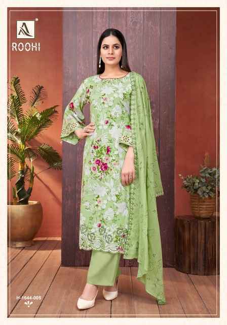 Alok Roohi Cambric Cotton Dress Material Wholesale Price ( 6 Pcs Catalog )