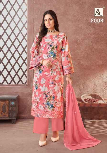 Alok Roohi Cambric Cotton Dress Material Wholesale Price ( 6 Pcs Catalog )