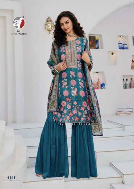 Anju Fabrics Ibaadat Kanjivaram Silk Kurti Combo Set Wholesale Price ( 5 Pcs Catalog )