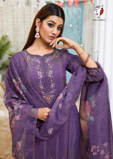 Anju Fabrics Sayara Vol 2 Shimmer Kurti Wholesale Price ( 5 Pcs Catalog )