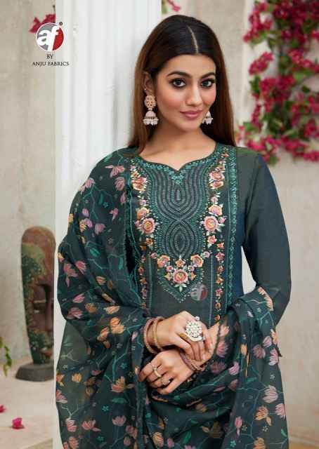 Anju Fabrics Sayara Vol 2 Shimmer Kurti Wholesale Price ( 5 Pcs Catalog )