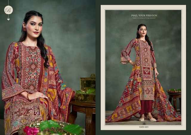 Belliza Suhana Viscouse Rayon Dress Material Wholesale Price ( 6 Pcs Catalog )