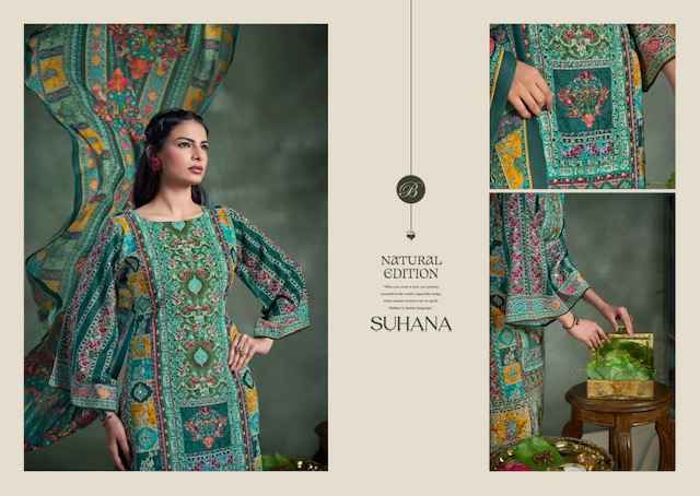 Belliza Suhana Viscouse Rayon Dress Material Wholesale Price ( 6 Pcs Catalog )