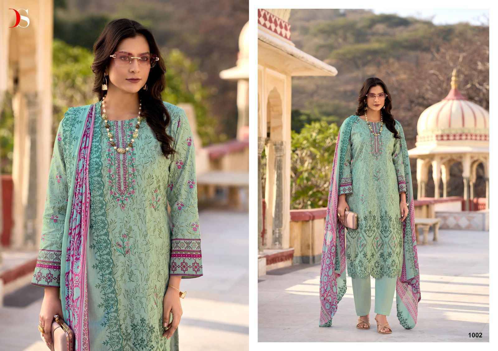 Deepsy Bin Saeed Vol 14 Cotton Dress Material Wholesale Price ( 6 Pcs Catalog )