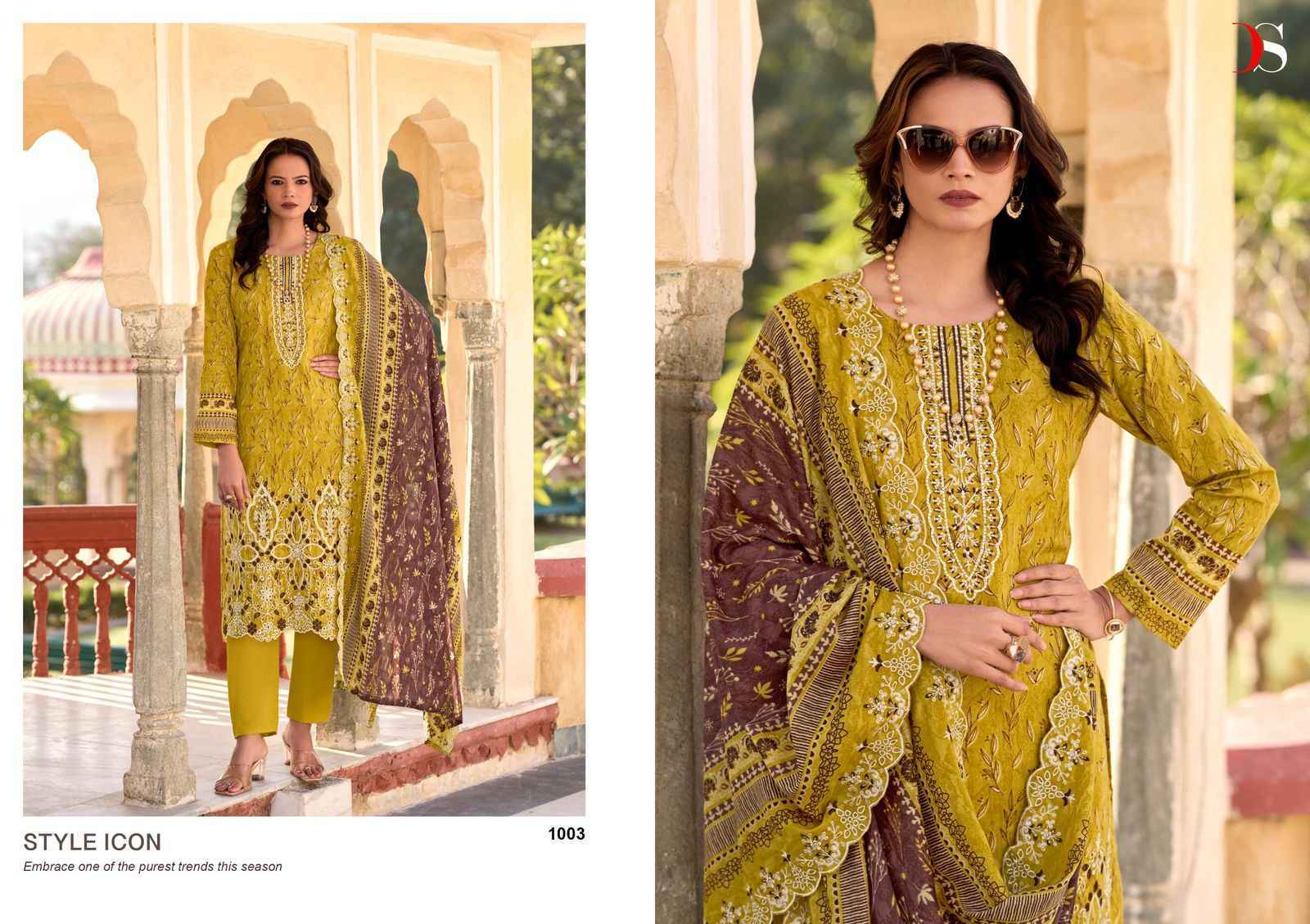 Deepsy Bin Saeed Vol 14 Cotton Dress Material Wholesale Price ( 6 Pcs Catalog )