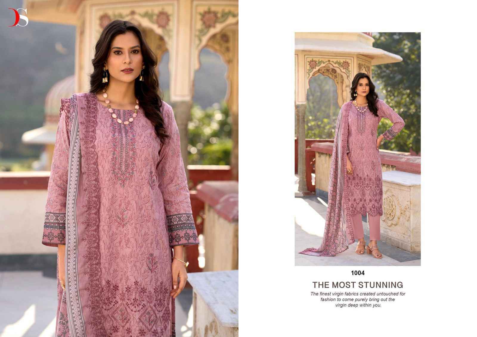 Deepsy Bin Saeed Vol 14 Cotton Dress Material Wholesale Price ( 6 Pcs Catalog )