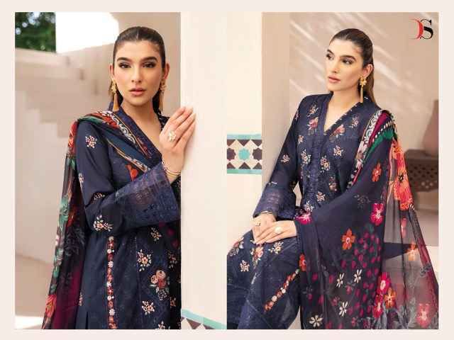 Deepsy Ramsha Luxury Lawn Cotton Dress Material Wholesale Price ( 6 Pcs Catalog )