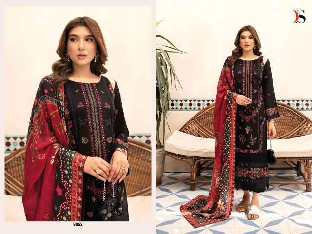 Deepsy Ramsha Luxury Lawn Cotton Dress Material Wholesale Price ( 6 Pcs Catalog )