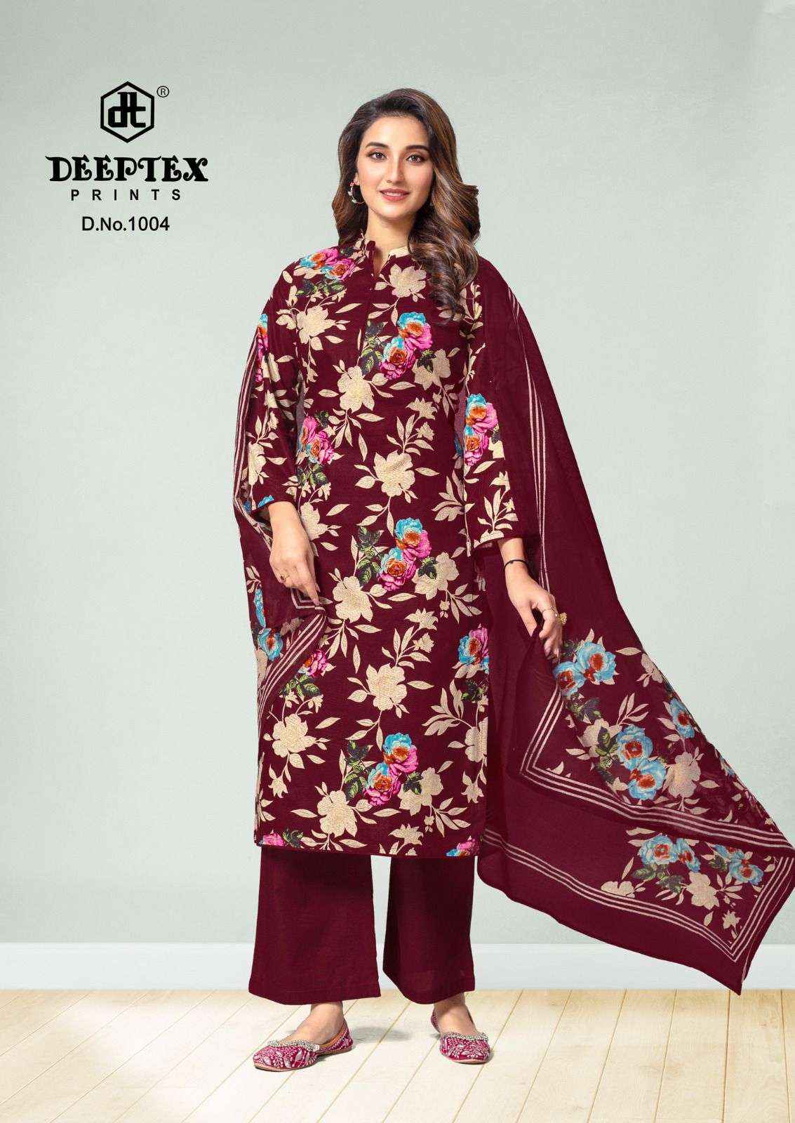 DEEPTEX PRINTS AALIA AFREEN VOL 1 LAWN COTTON DIGITAL PRINTS SUIT DRESS MATERIAL WHOLESALE PRICE ( 8 PCS CATALOG )