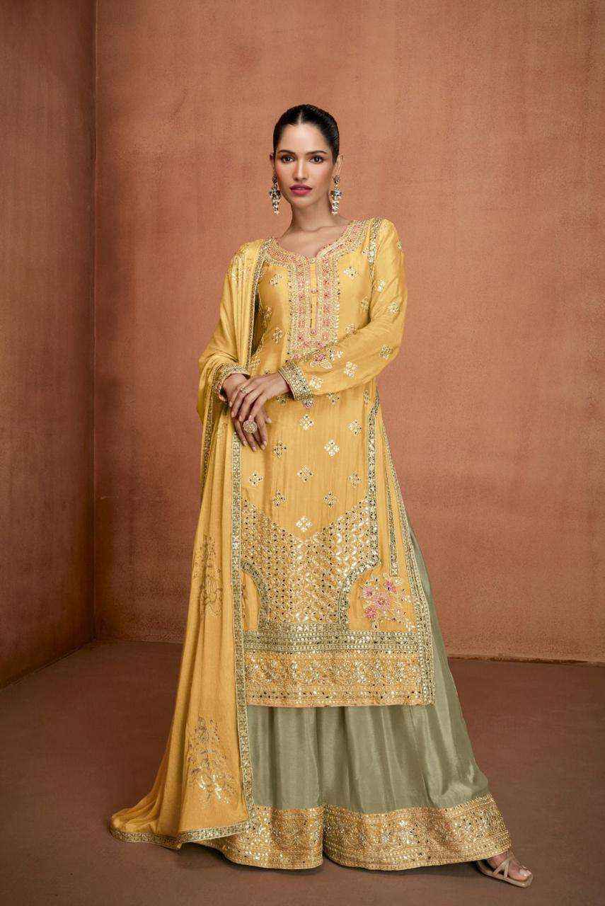 Gulkayra Designer Himani Readymade Chinon Dress Material Wholesale Price ( 3 Pcs Catalog )