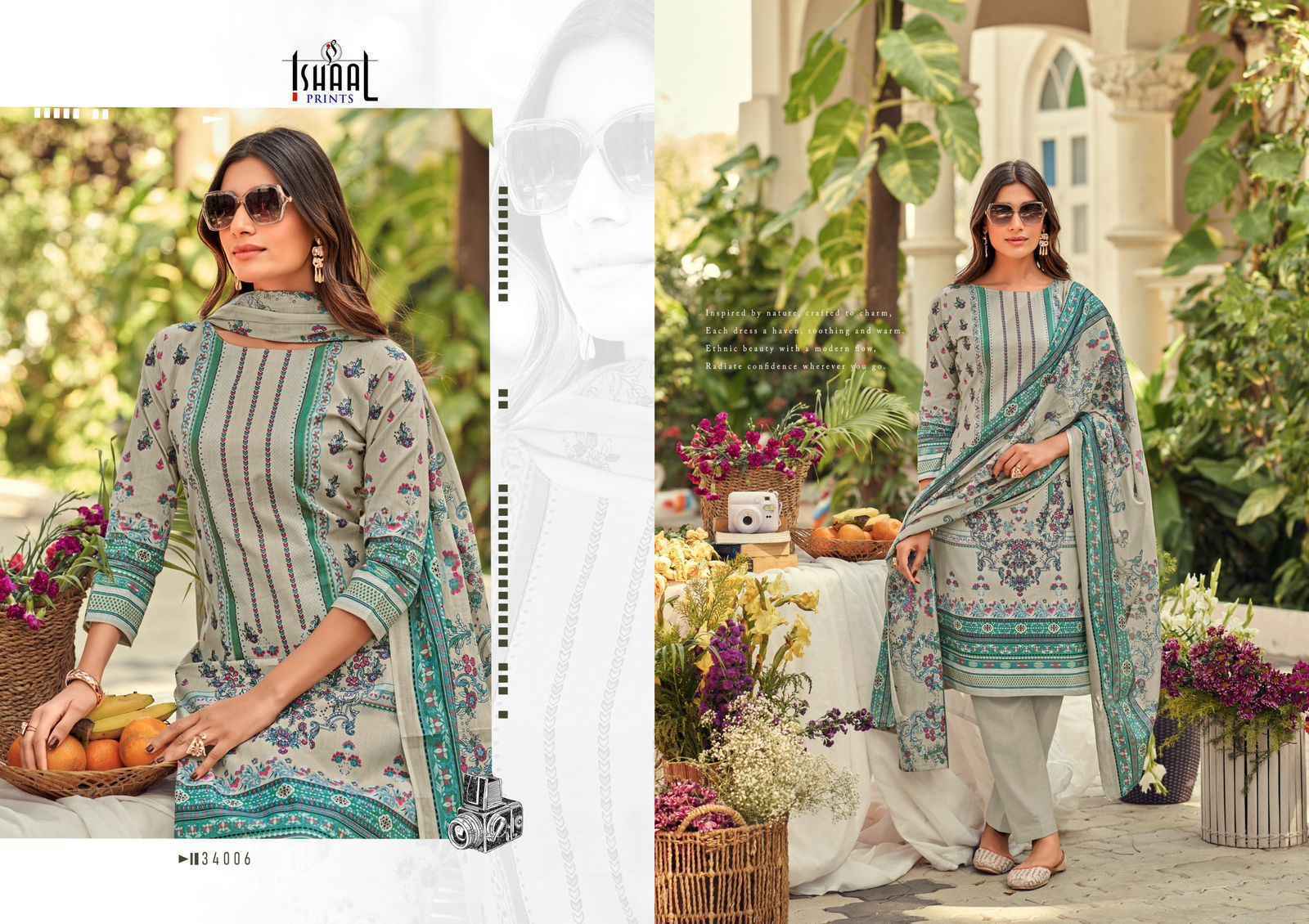 Ishaal Prints Gulmohar Vol 34 Wholesale Lawn Dress Material (10 Pc Catalouge )