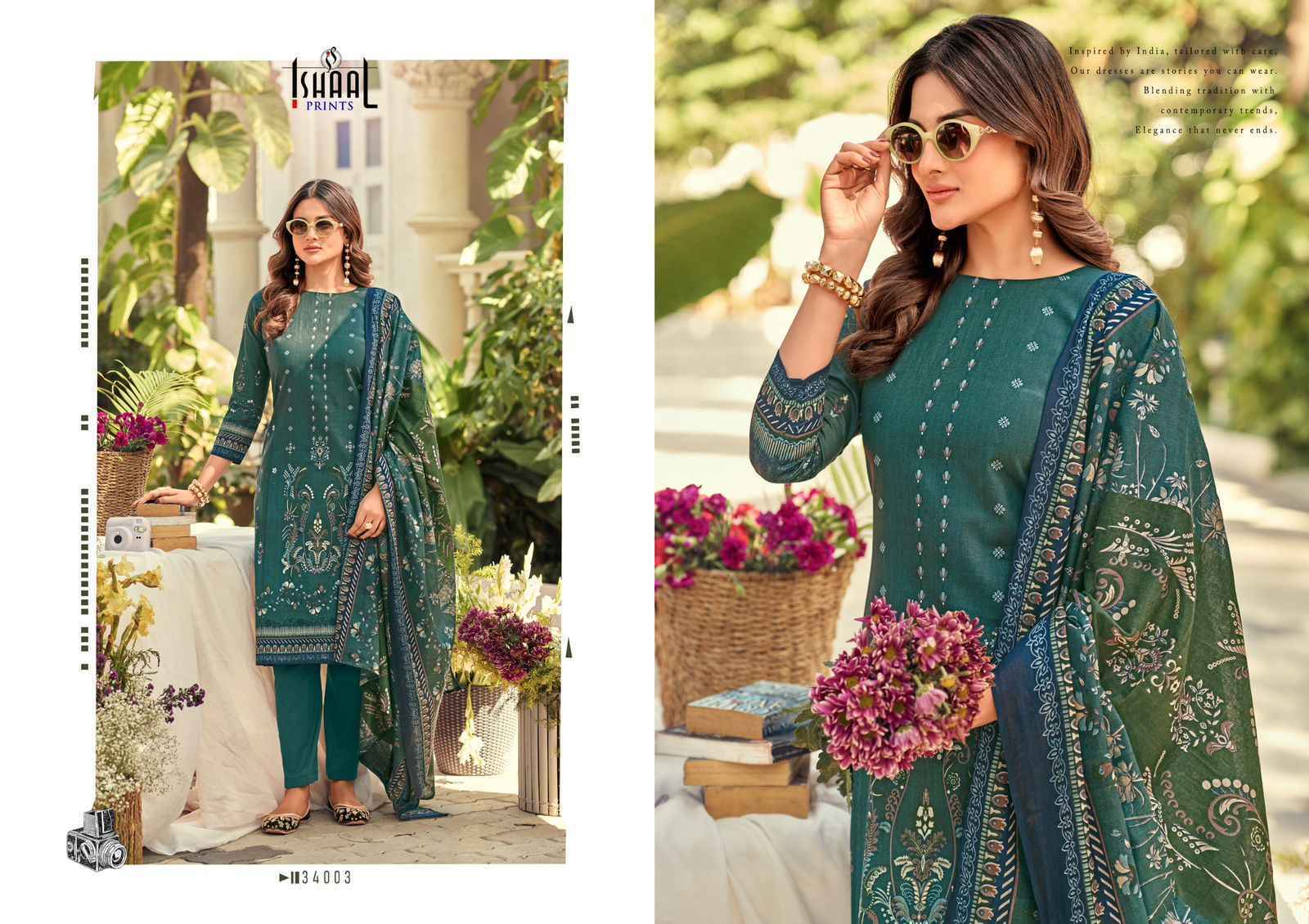 Ishaal Prints Gulmohar Vol 34 Wholesale Lawn Dress Material (10 Pc Catalouge )